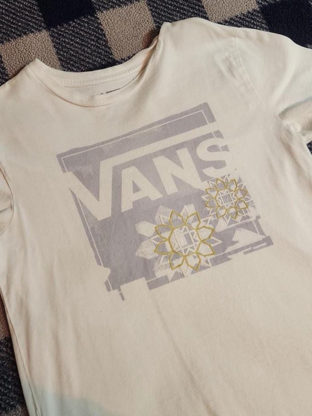 Floral style vans shirt
